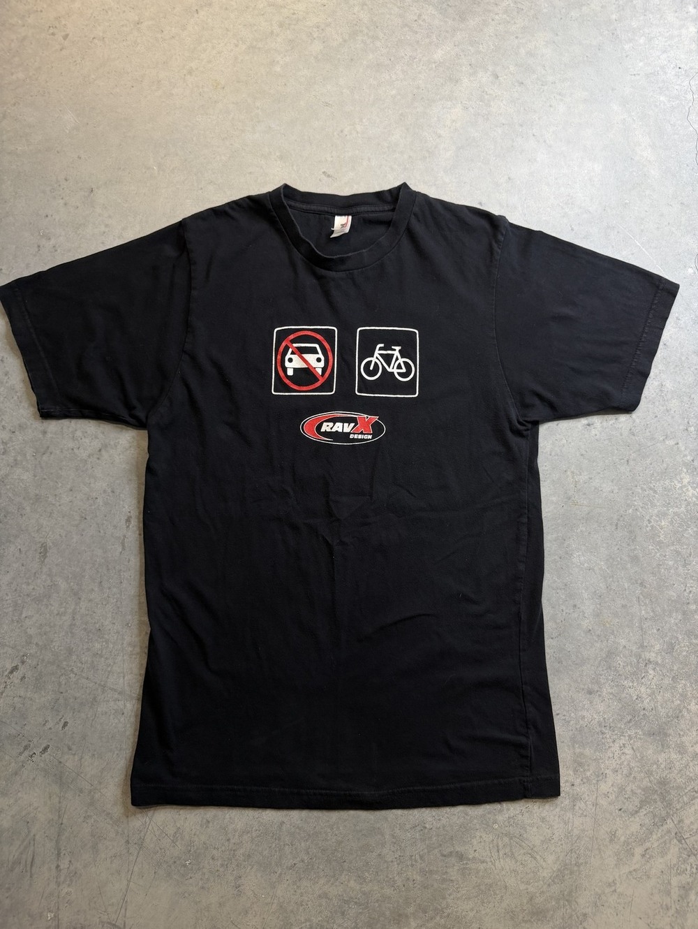 Anvil Rav-X No Cars Bike Graphic Tee
